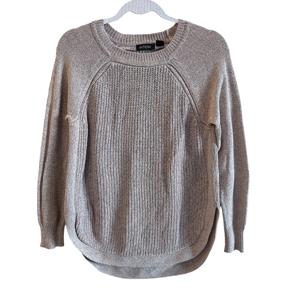Eclipse Crew-Neck Knit Sweater